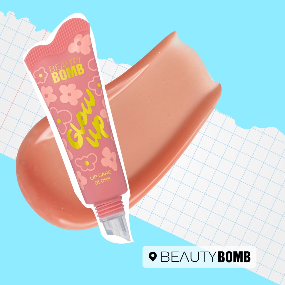 Блеск - уход для губ Beauty Bomb Glow Up 02 10г. Фото 5.
