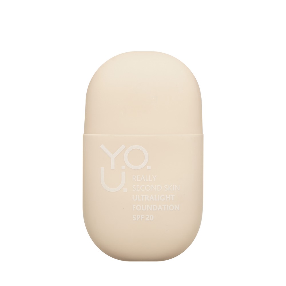 Тональный крем для лица ультралегкий Relouis Y.O.U. Really Second Skin 20 30мл. Фото 3.