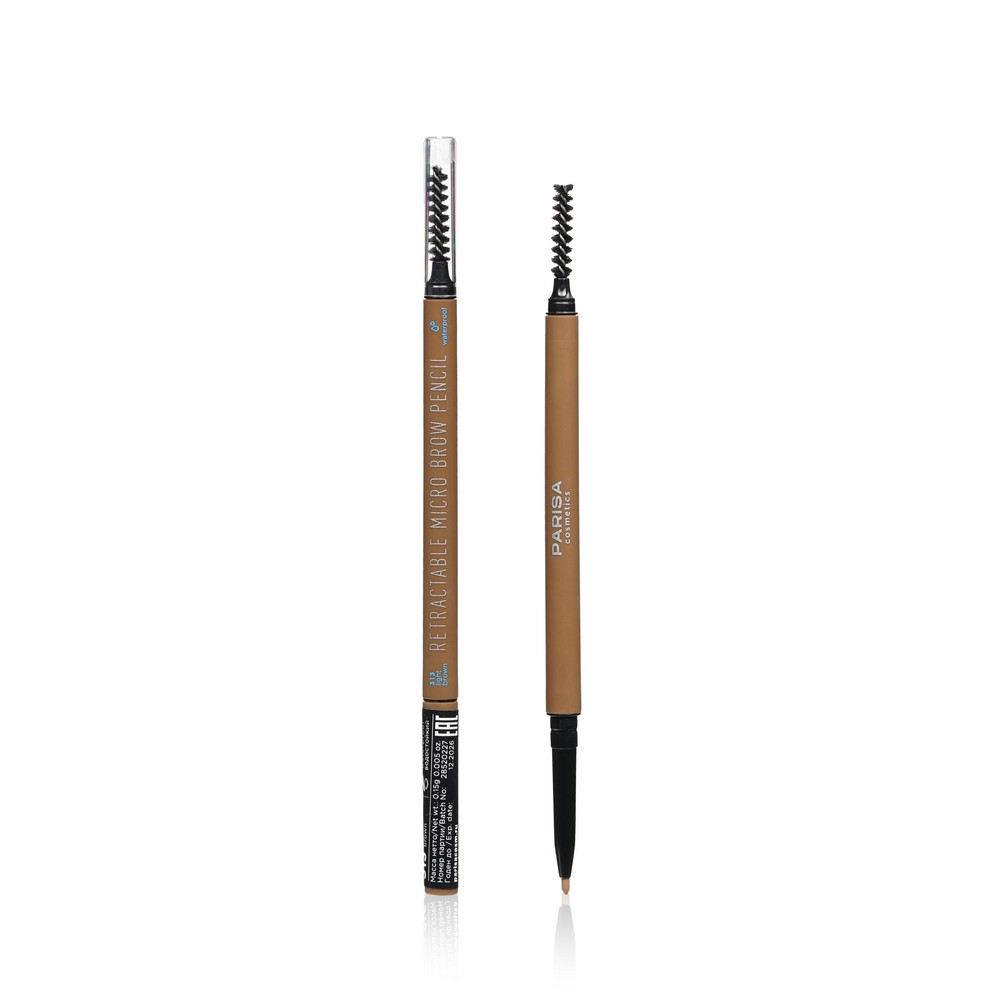 Автоматический карандаш для бровей Parisa Cosmetics Retractable Micro Brow Pencil 313 0,02г. Фото 1.