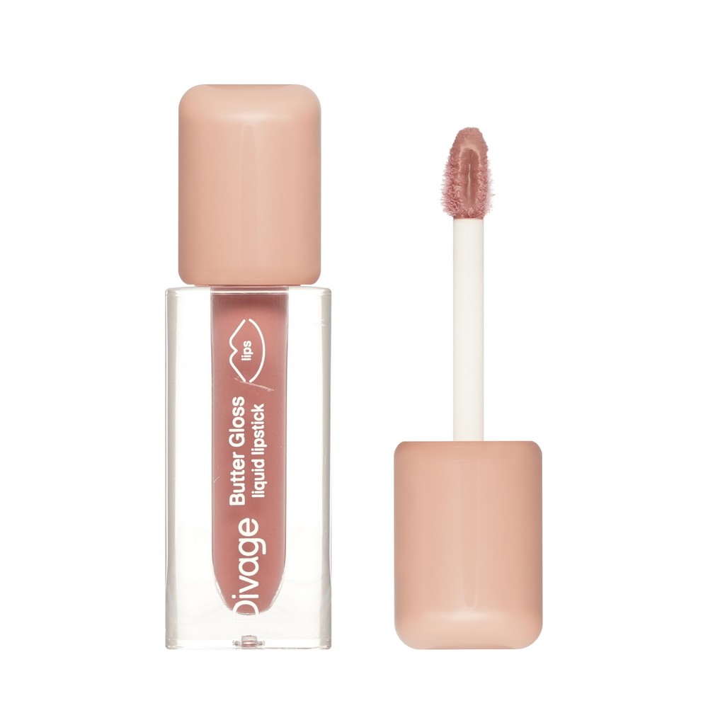 Жидкая помада для губ Divage Butter Gloss Liquid Lipstick 02 2,8мл. Фото 1.