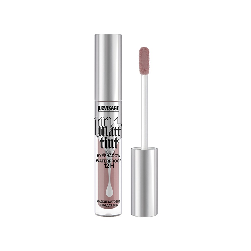 Жидкие матовые тени для век Luxvisage Matt tint 12h 105 Ash Lilac 3г. Фото 1.