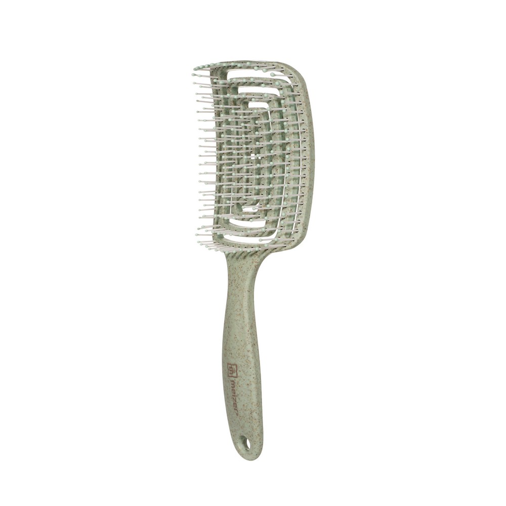 Расческа вентиляционная Meizer Body Soul большая массажная с пластиковыми зубчиками в ассортименте. Фото 4.