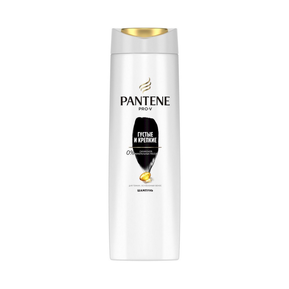 Шампунь Pantene Pro-V Густые и крепкие для тонких и ослабленных волос 250мл. Фото 1.
