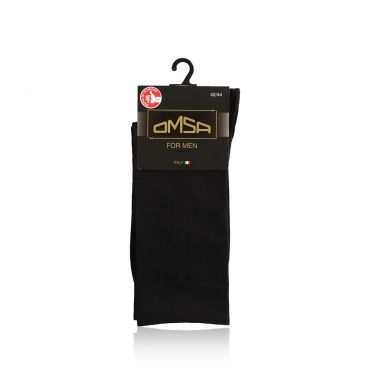 Мужские носки Omsa Classic трикотажные , 204 , Nero , р.42-44.