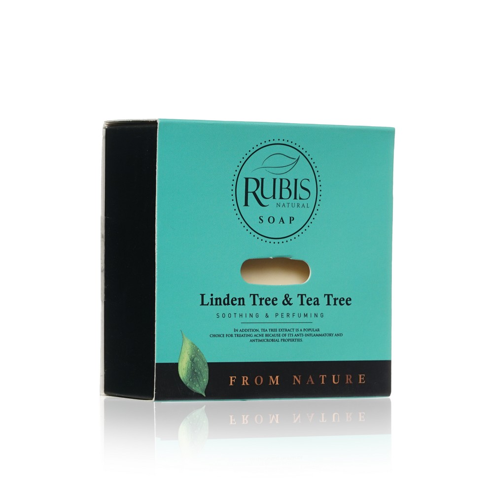 Мыло туалетное Rubis From Nature " Linden Tree & Tea Tree " 125г Вид№2