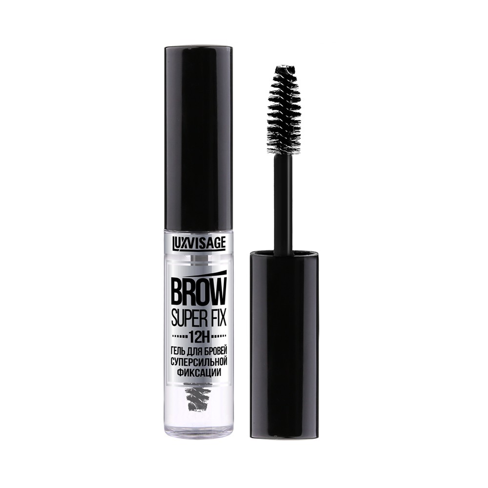 Гель для бровей Luxvisage Brow super fix 12h суперсильной фиксации бесцветный 6г. Фото 1.