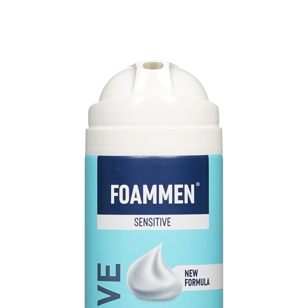 Пена для бритья для чувствительной кожи Foammen Pro Sensitive " Увлажнение + " 200мл. Фото 3.