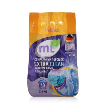 Универсальный стиральный порошок концентрат Meine Liebe Extra Clean 2,4кг.