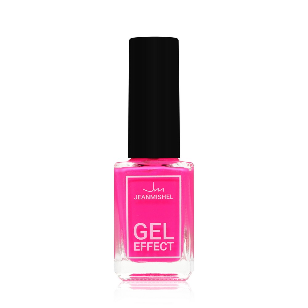 Лак для ногтей Jeanmishel GEL effect 330 матовый Розовый диско 12мл. Фото 1.