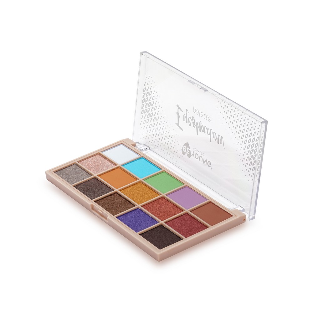 Палетка теней для век BeYoung Eyeshadow palette 02 15 оттенков 23г. Фото 3.