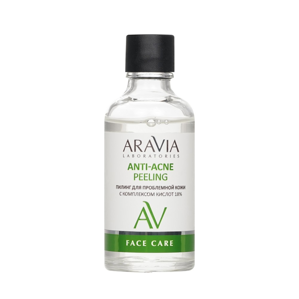 Пилинг для проблемной кожи с комплексом кислот 18% Aravia Laboratories Anti-Acne Peeling 50мл. Фото 2.