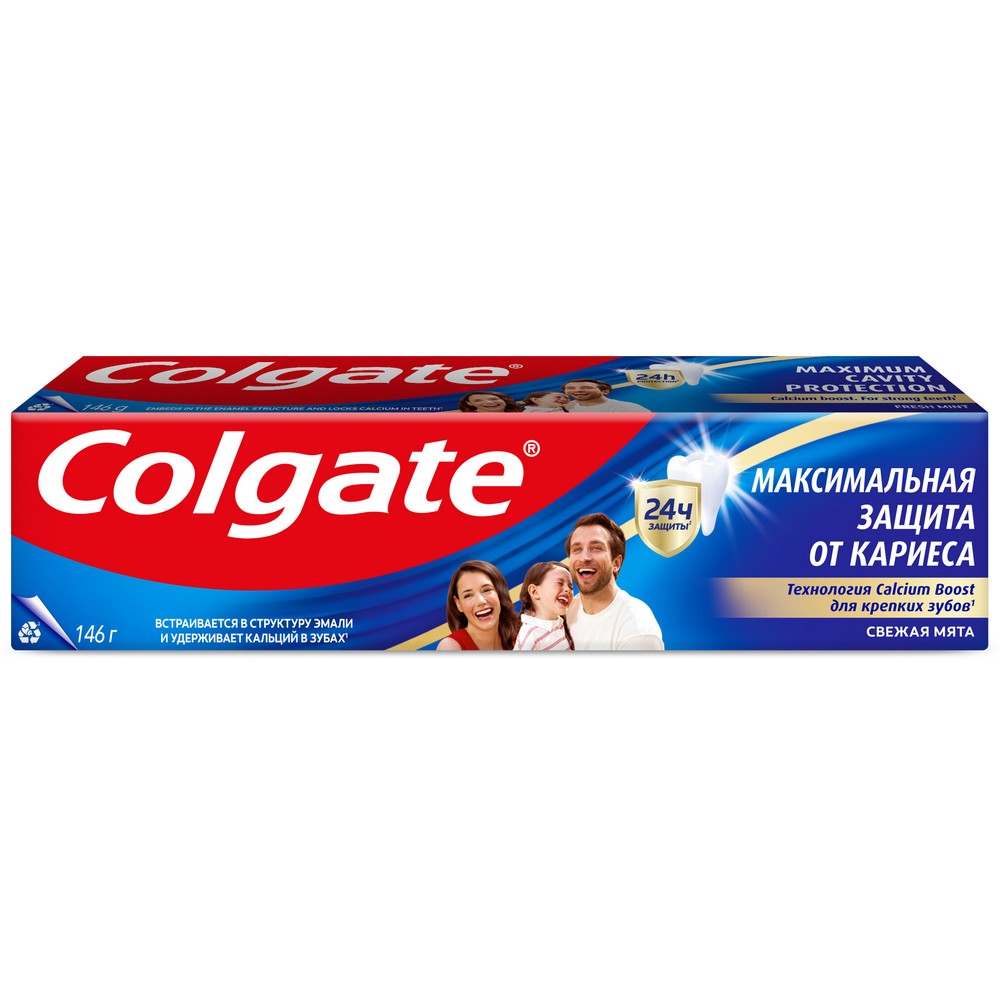 Зубная паста Colgate Максимальная защита от кариеса " свежая мята " 100 мл. Фото 5.