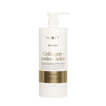 Шампунь для волос с коллагеном и аминокислотами Mixit Hair Expert Collagen+amino acids 1000мл.