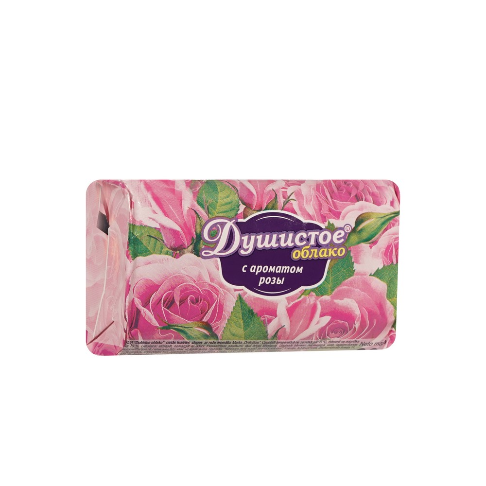 Мыло туалетное Душистое облако с ароматом розы 90г. Фото 2.