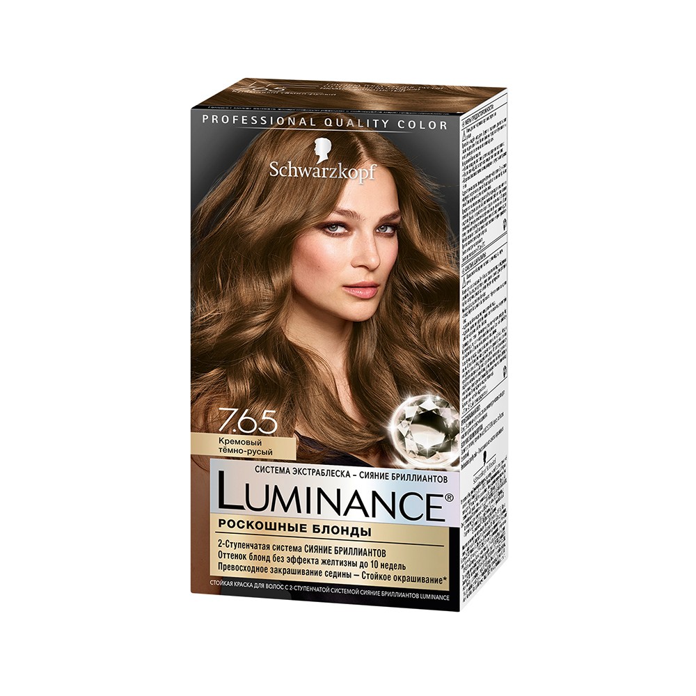 Стойкая краска для волос Luminance 7.65 кремовый Темно-русый. Фото 5.