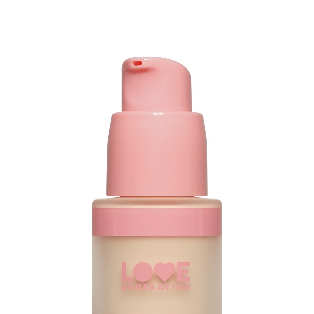 Тональный крем с эффектом естественного сияния Love Generation Not Just Baby Face 01 30мл. Фото 5.