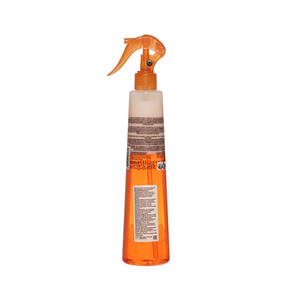 Несмываемый двухфазный спрей - кондиционер для волос Redist Professional Argan Conditioner 400мл. Фото 2.