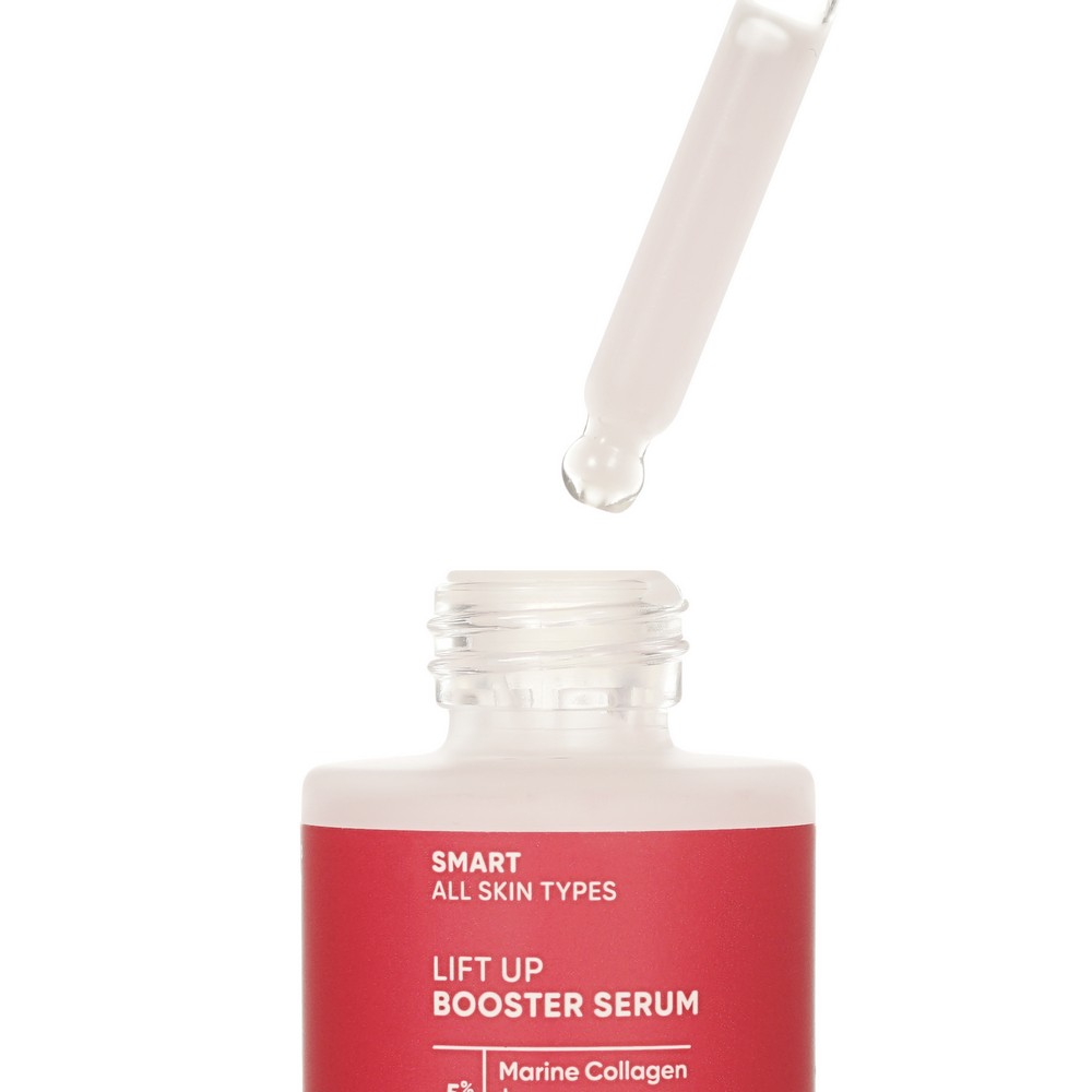 Антивозрастная сыворотка - концентрат для лица с коллагеном ICON SKIN Smart Lift Up Booster serum 30мл. Фото 6.