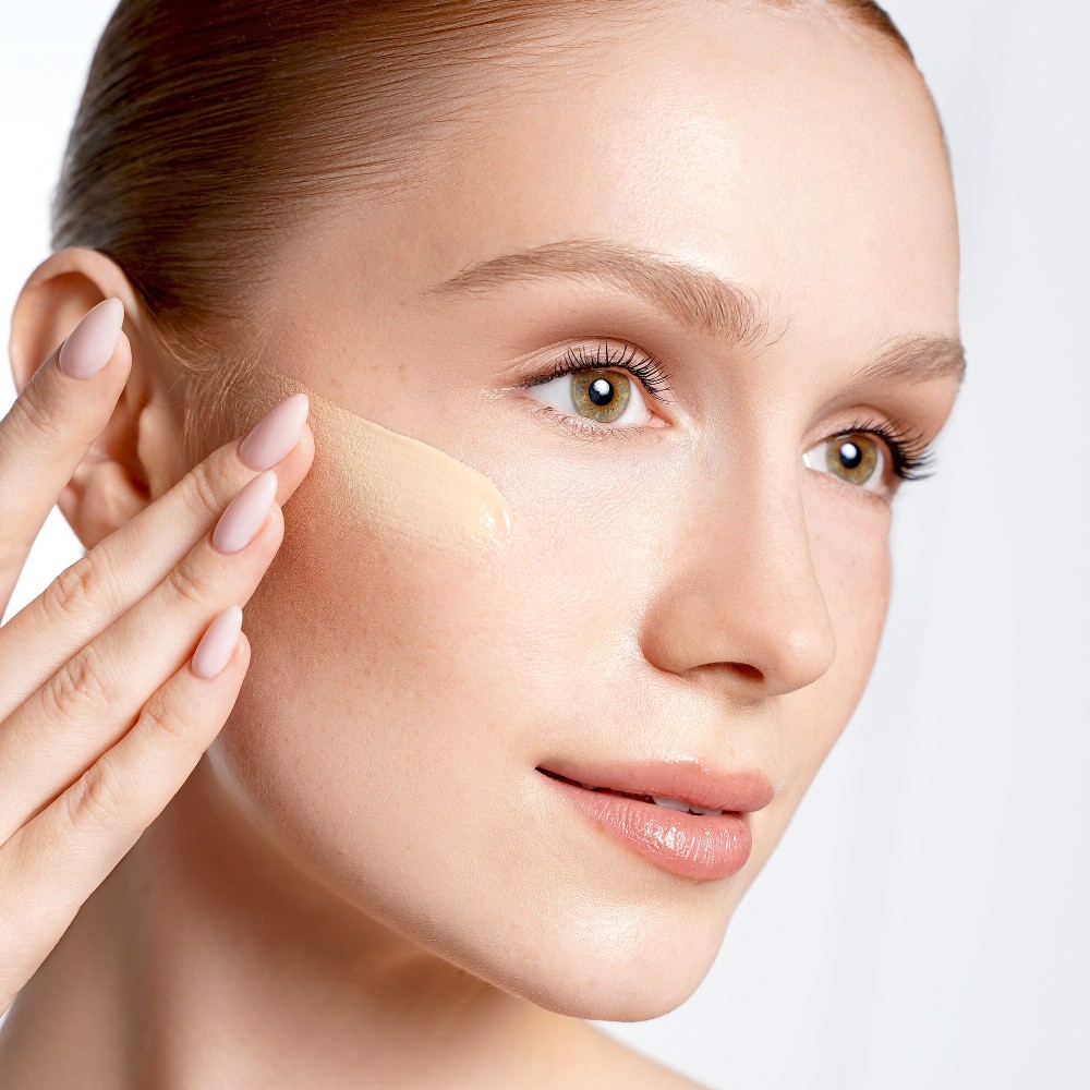 Тональный крем для лица Luxvisage Skin Evolution " Soft matte blur effect " 30 Rose Beige 35г. Фото 5.