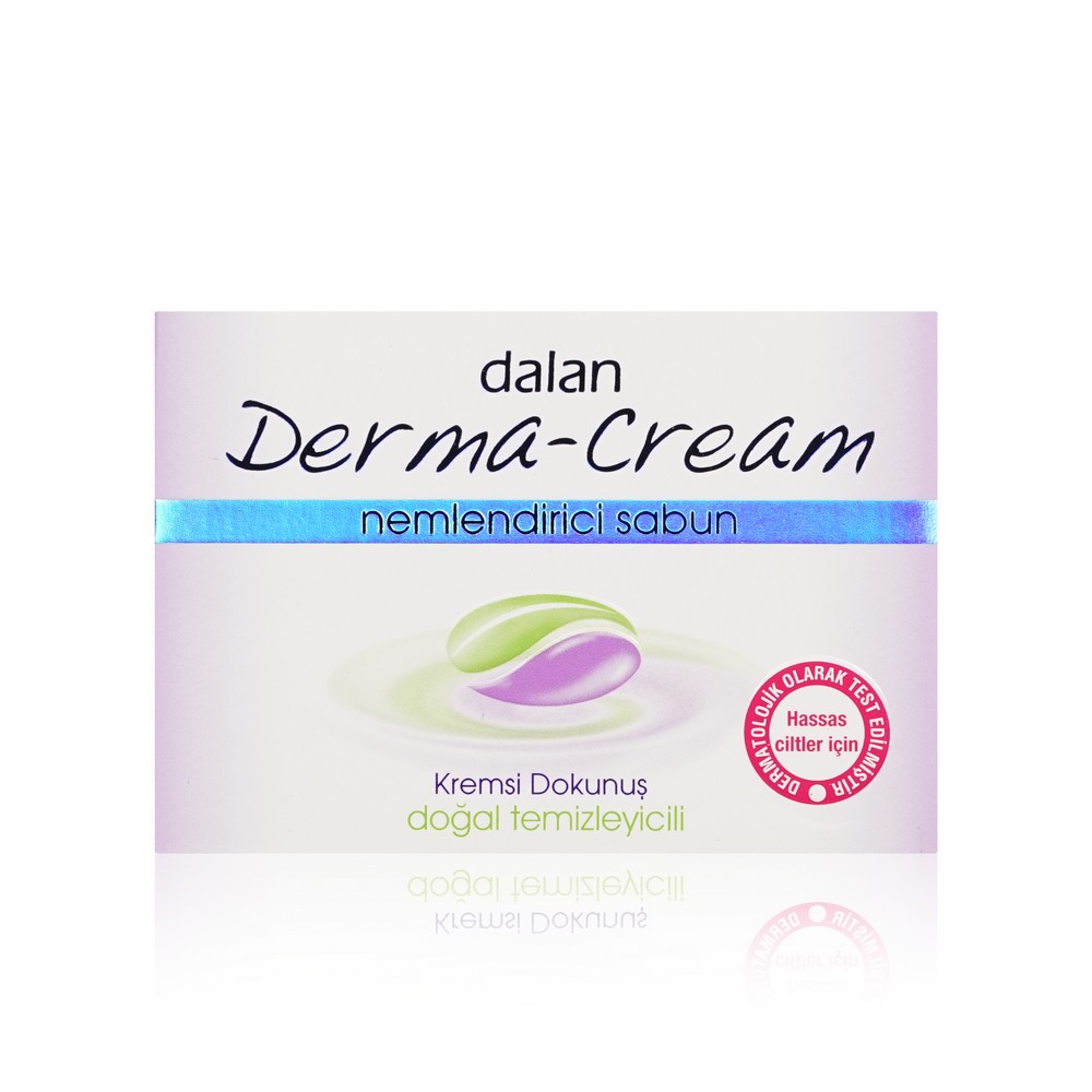 Мыло туалетное увлажняющее Dalan Derma-Cream 100г. Фото 1.