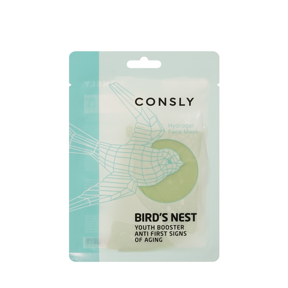 Гидрогелевая маска для лица с экстрактом ласточкиного гнезда Consly Bird's Nest 20мл. Фото 1.