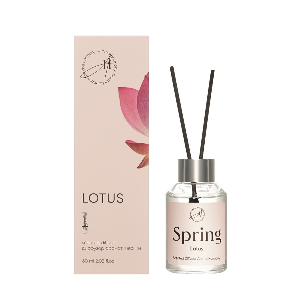 Ароматический диффузор Aroma Harmony Lotus 60мл. Фото 1.