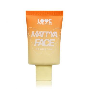 Тональный крем для лица с экстрактом матчи Love Generation Matt'ya Face 01 30мл.