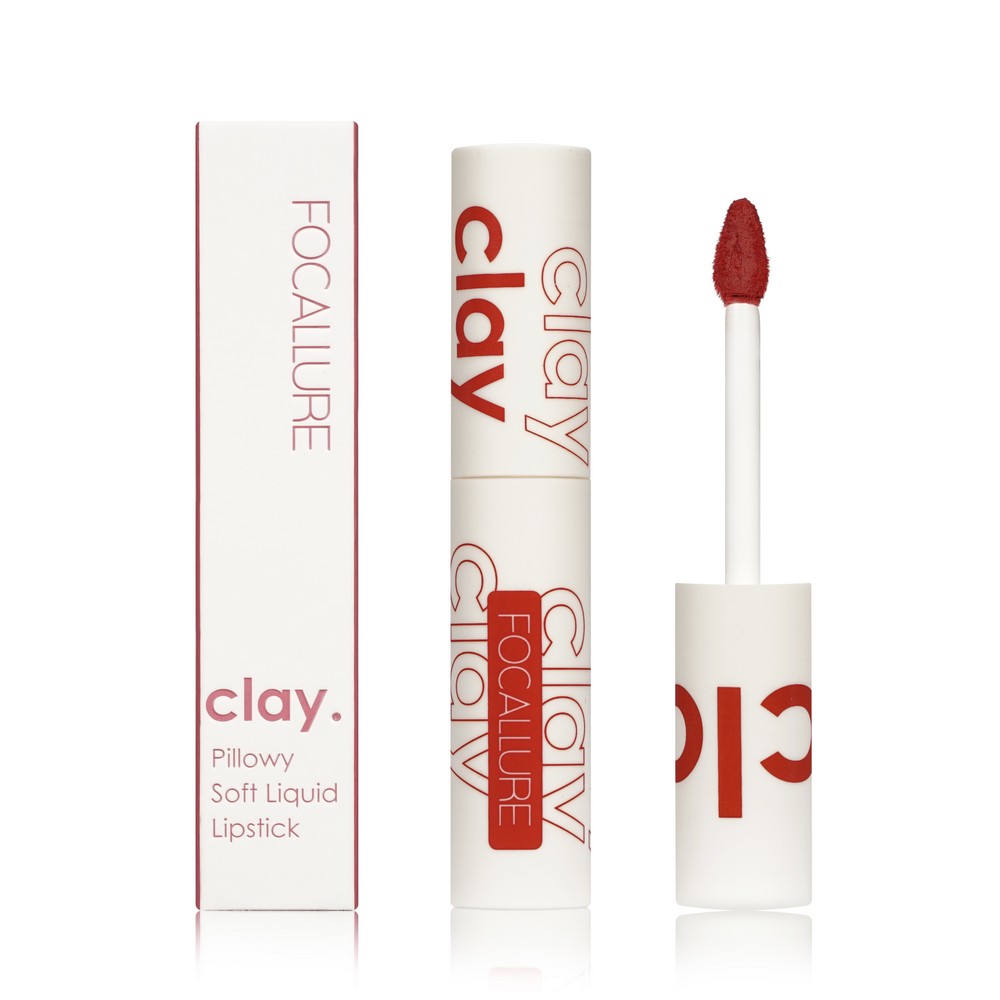 Суперстойкая жидкая помада для губ Focallure Clay Pillowy Soft Liquid Lipstick 304 2г. Фото 1.