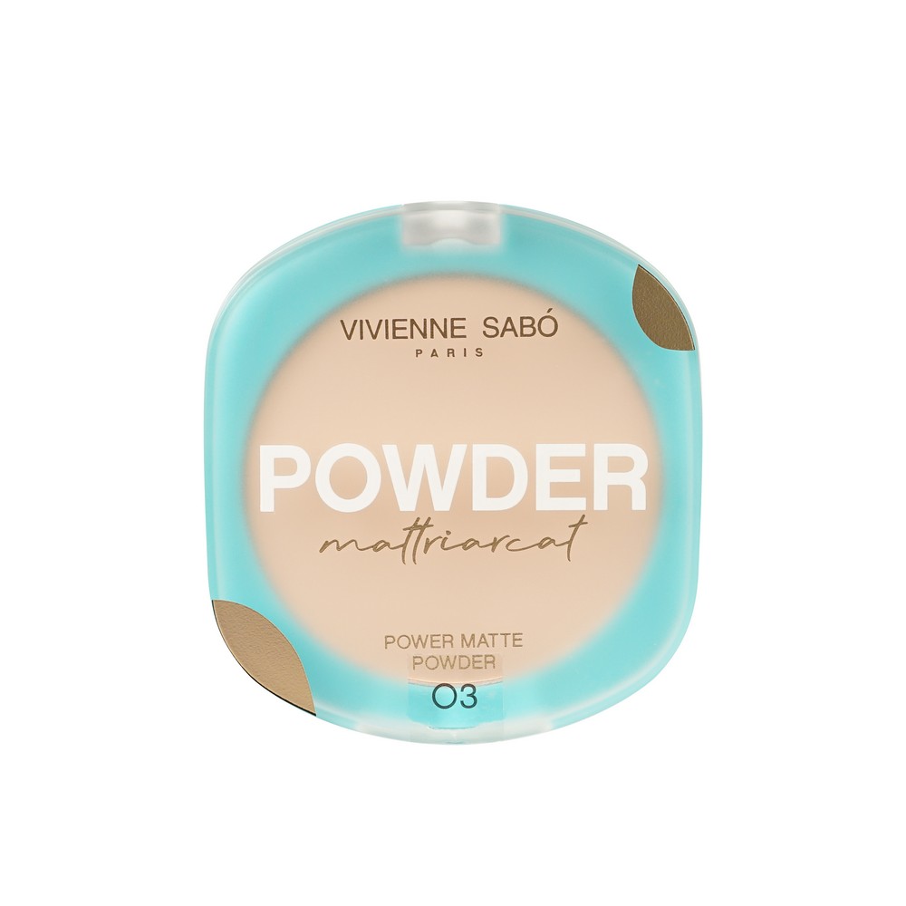 Матирующая пудра для лица Vivienne Sabo Mattriarcat 03 7,5г. Фото 1.