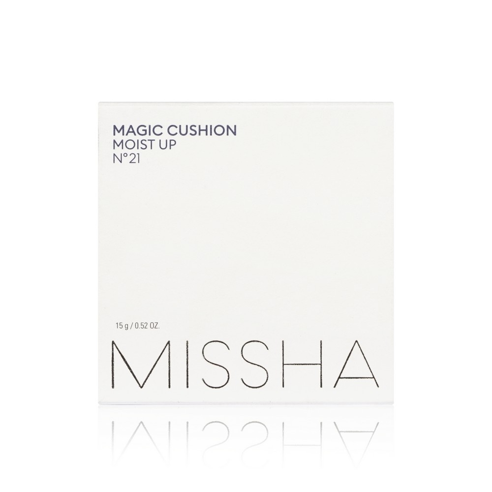 Тональный Кушон для лица Missha Magic Cushion Moist Up с увлажняющим эффектом 21 15г. Фото 1.