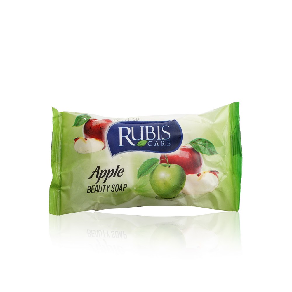 Мыло туалетное Rubis " Apple " 60г. Фото 1.