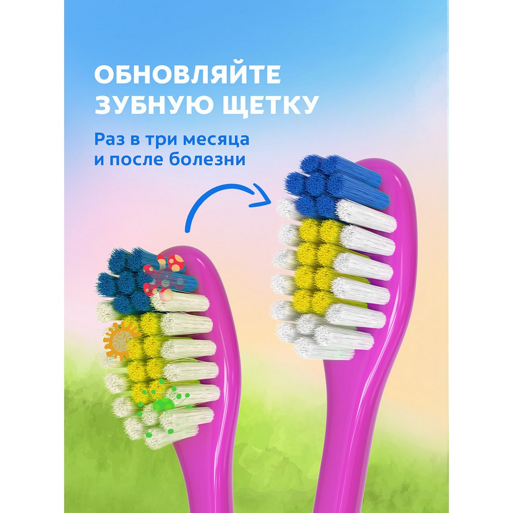 Детская зубная щетка Colgate Доктор заяц супермягкая 2+. Фото 15.