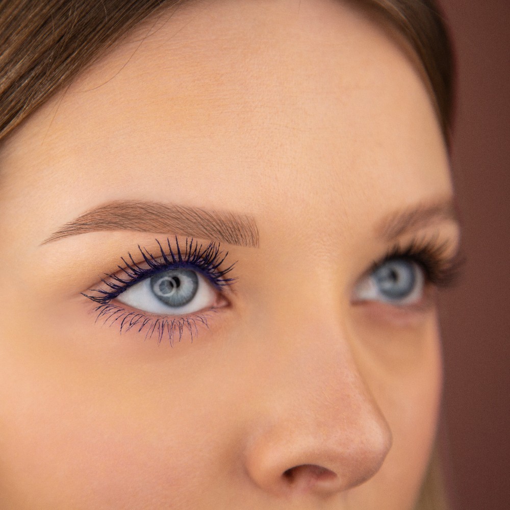 Тушь для ресниц Luxvisage Perfect color " Веер пышных ресниц " , Blue , 8г. Фото 7.