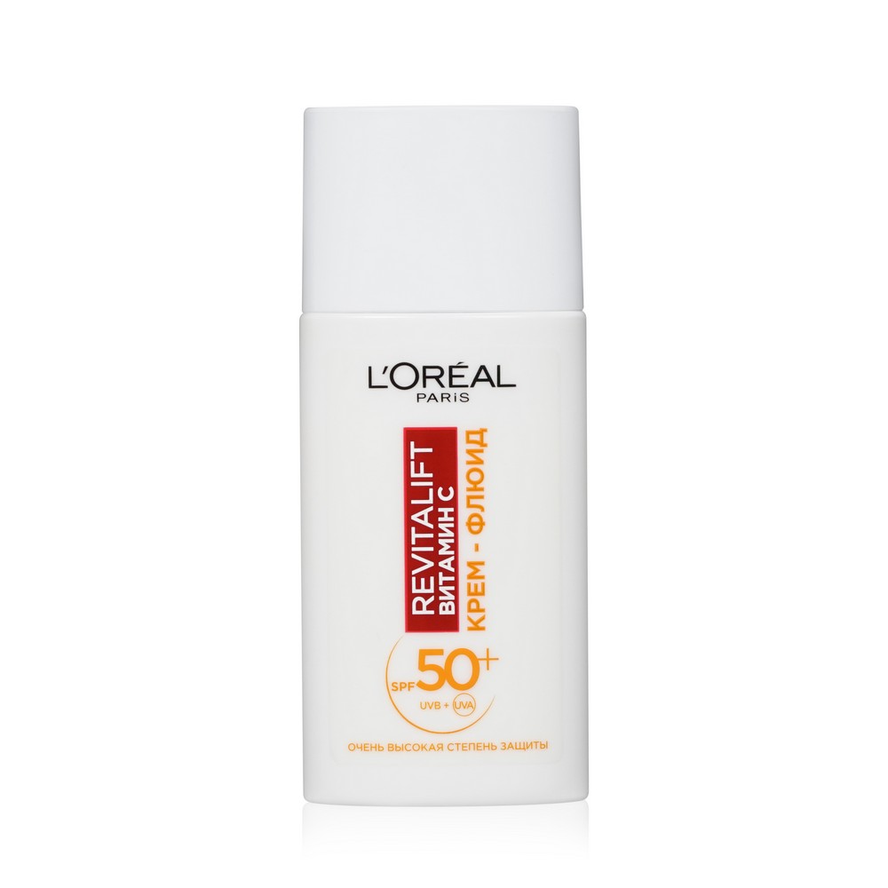 Дневной крем - флюид для лица L'Oreal Paris Revitalift Витамин С SPF 50+ 50мл. Фото 2.
