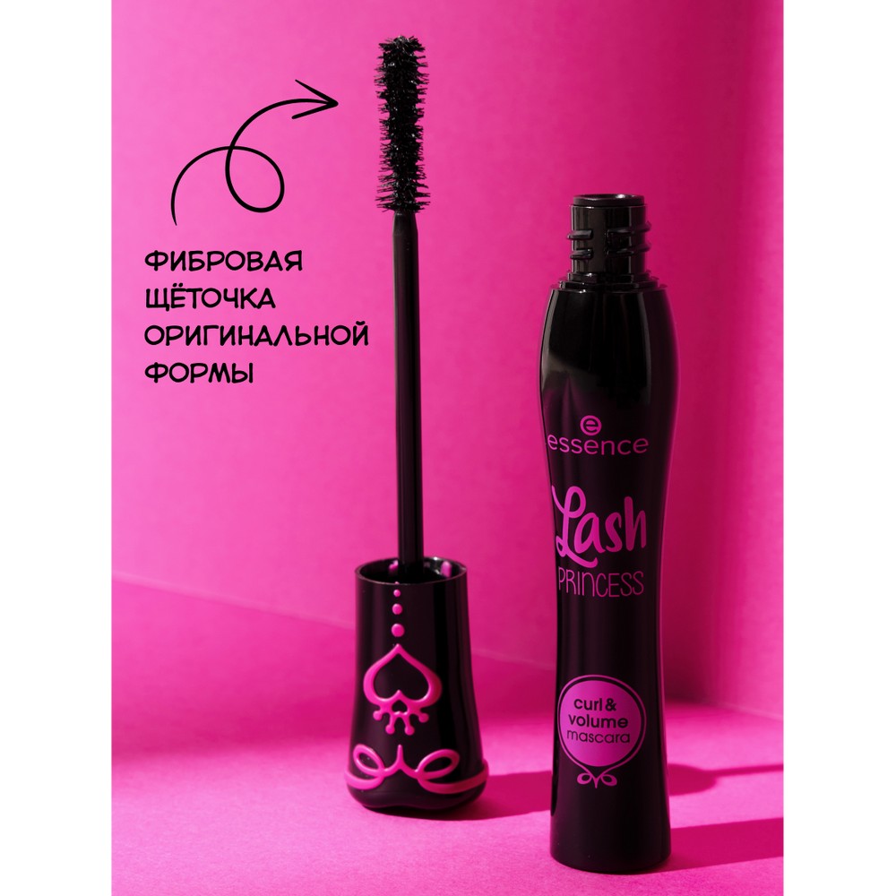 Тушь для ресниц Essence Lash Princess с эффектом подкручивания и объёма 01 12мл. Фото 7.