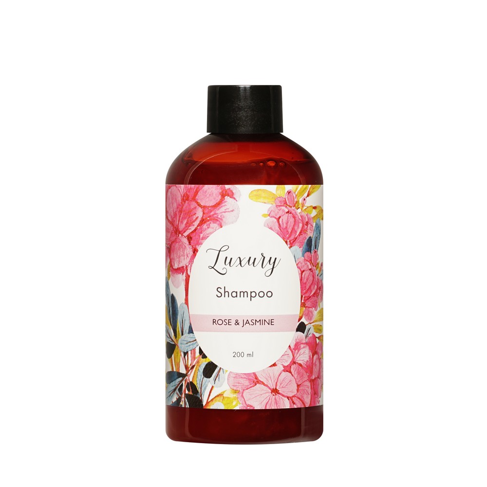 Женский подарочный набор Luxury ( гель для душа 200мл + шампунь для волос 200мл + мочалка для тела ) в ассортименте. Фото 6.