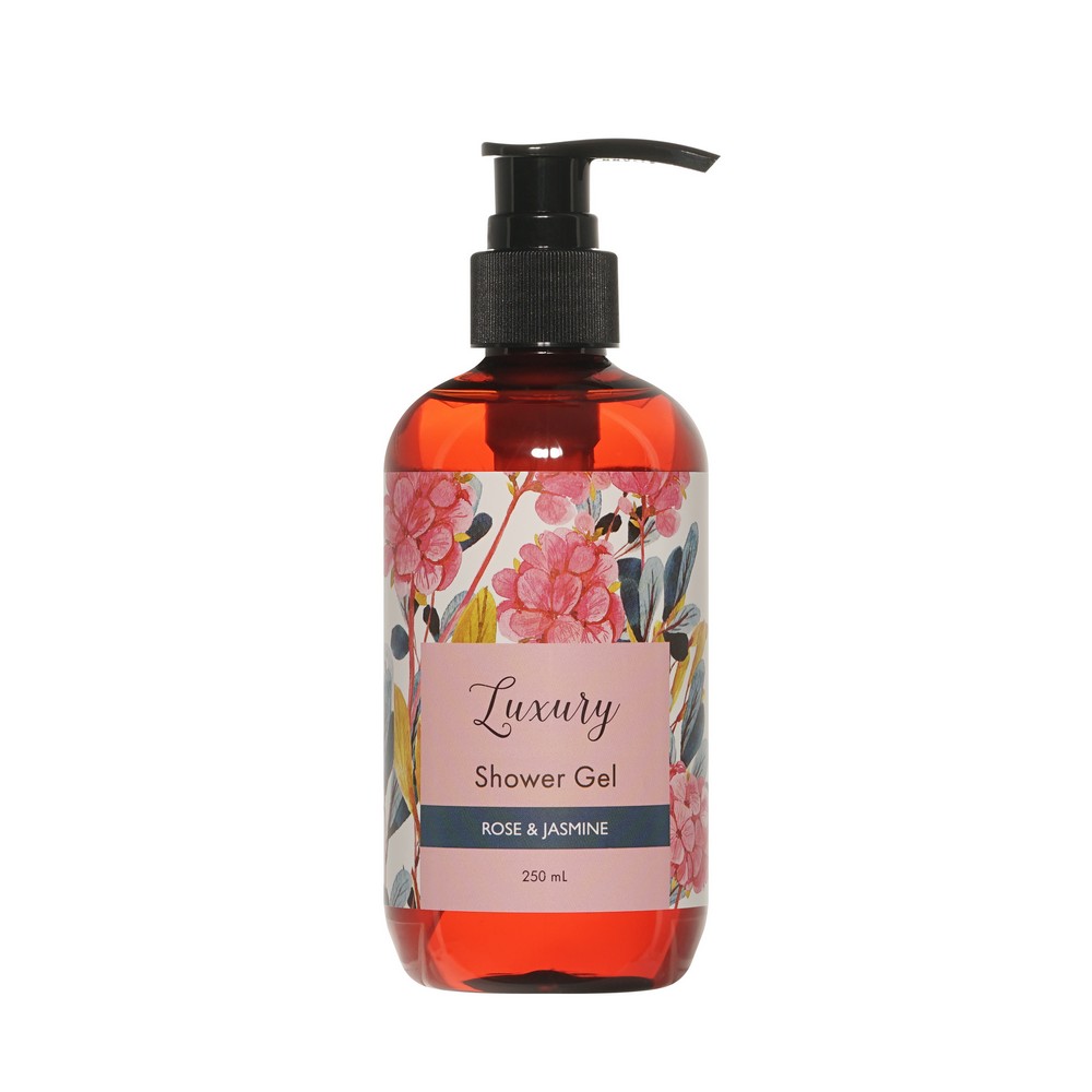 Женский подарочный набор Luxury ( гель для душа 250мл + пена для ванны 200мл + Баттер для тела 50мл + соль для ванны 100г + мочалка для тела ) в ассортименте. Фото 5.