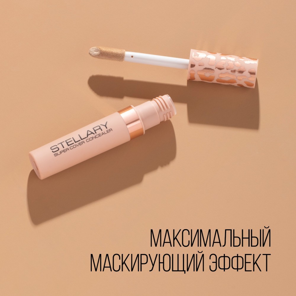 Консилер для лица Stellary Super Cover Concealer 01 5мл. Фото 5.