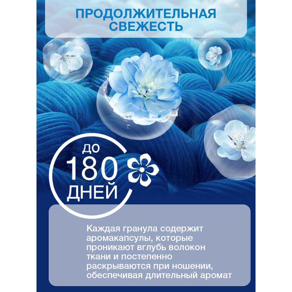 Кондиционер - парфюм для белья в гранулах Вернель Supreme Свежий бриз 200г. Фото 7.