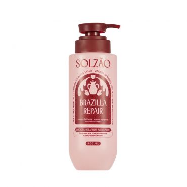 Бальзам для поврежденных и секущихся волос Solzao Brazilla Repair 400мл.