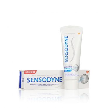 Зубная паста Sensodyne отбеливающая " восстановление и защита " 75мл.