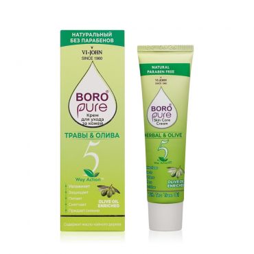 Крем для ухода за кожей VI-John Boro Pure " Herbal & Olive " 25мл.