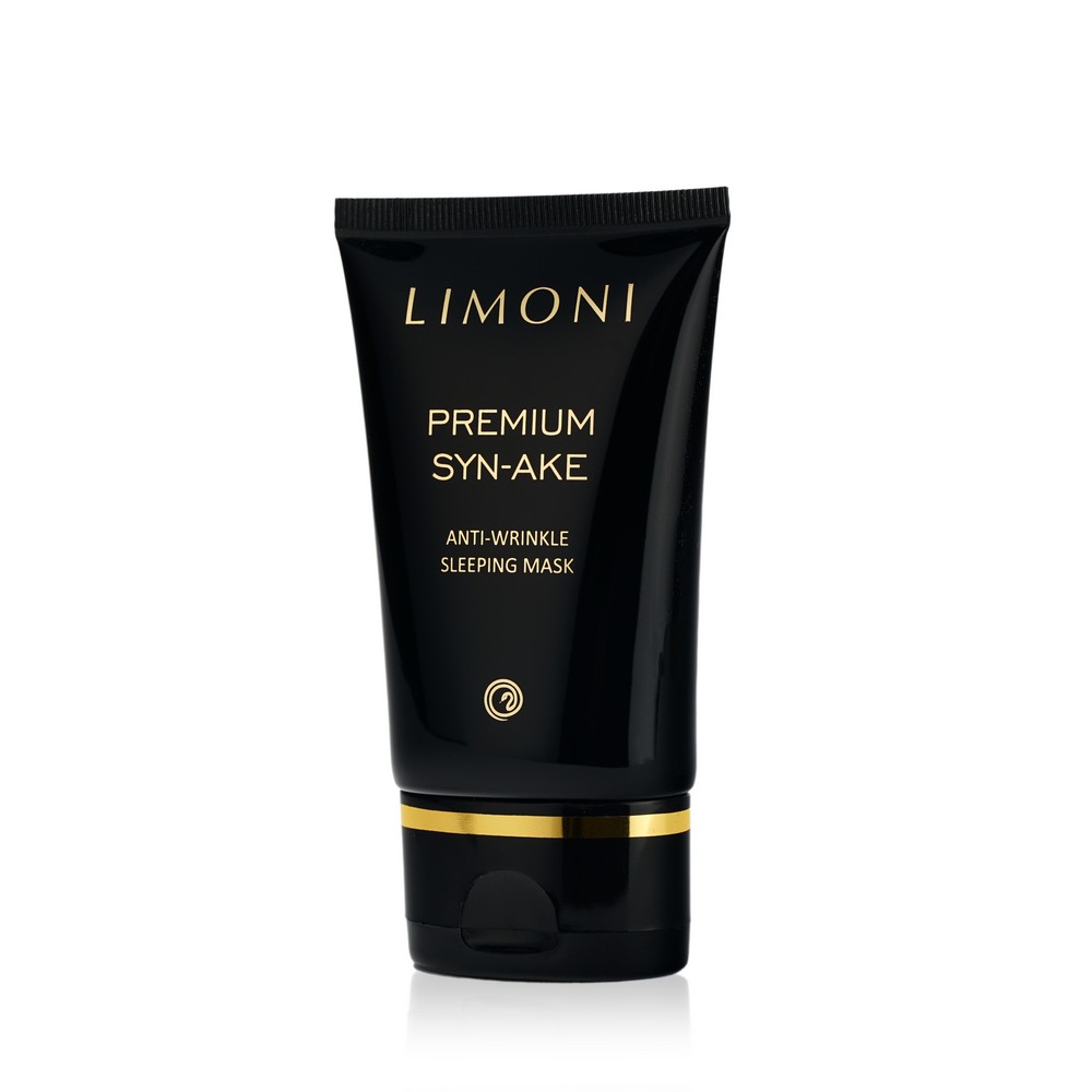 Ночная Антивозрастная маска для лица LIMONI Premium Syn-Ake Anti-Wrinkle со змеиным ядом 50мл. Фото 2.