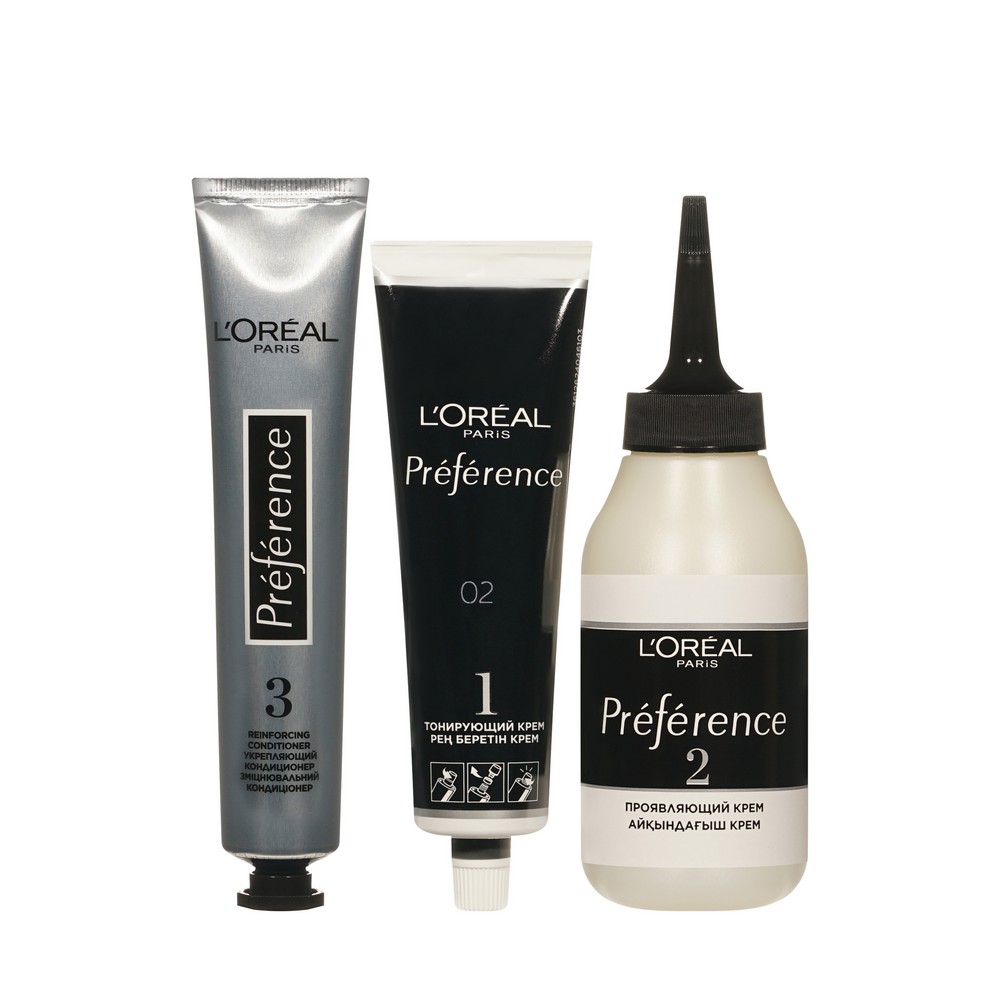 Кислотный тонер для волос L'Oreal Paris Preference Le Blonding Платиновый блонд. Фото 5.