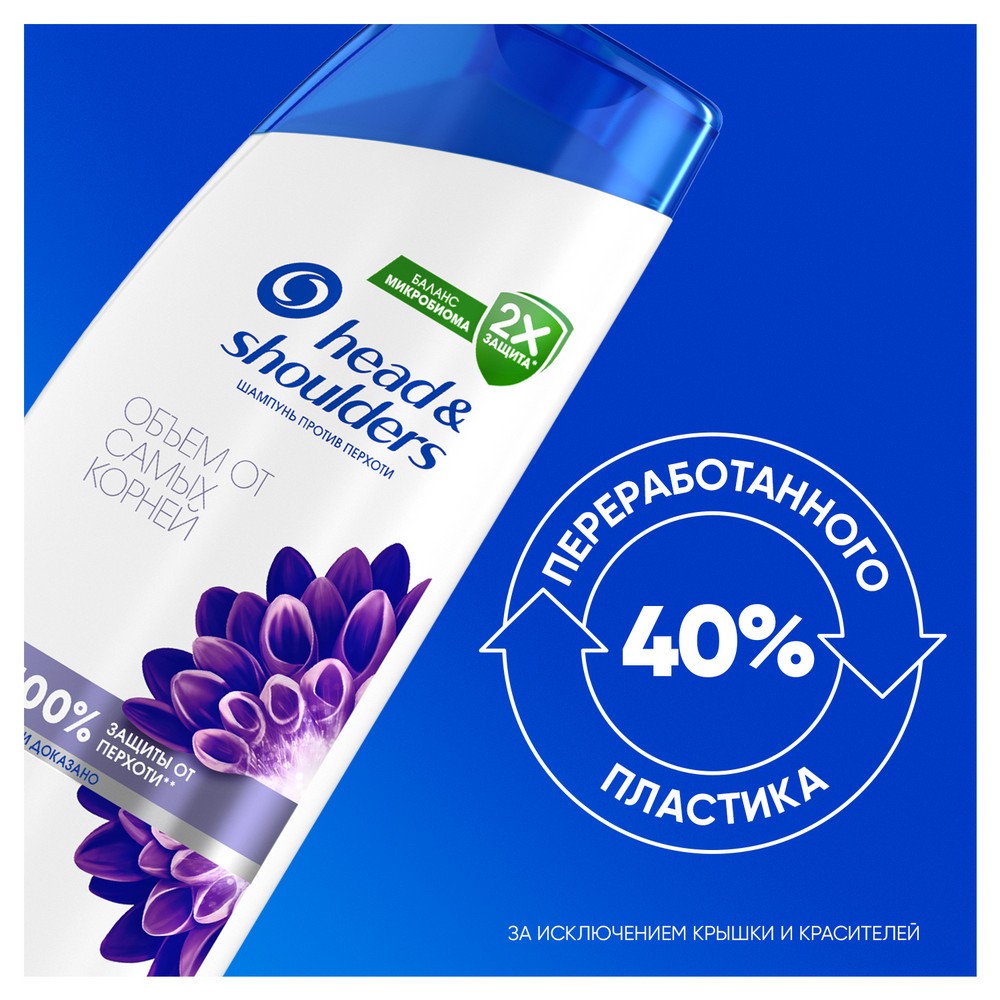 Шампунь для волос против перхоти Head and Shoulders Объем от корней 360мл. Фото 11.