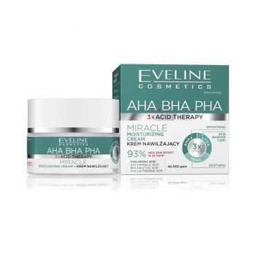 Увлажняющий крем для лица Eveline AHA.BHA.PHA. 50мл.