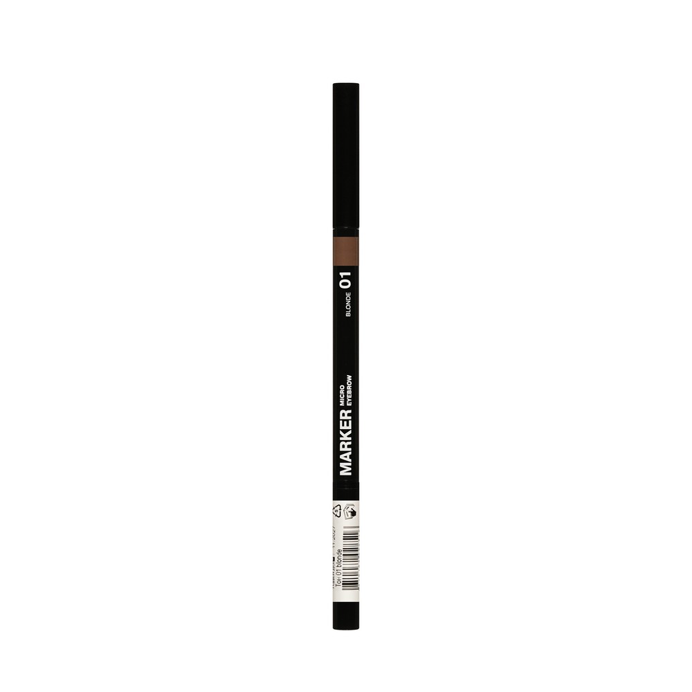 Ультратонкий фломастер для бровей Relouis Micro eyebrow marker 01 0,3мл. Фото 4.