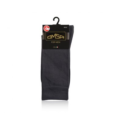 Мужские носки Omsa Classic трикотажные , 204 , Grigio Scuro , р.45-47.