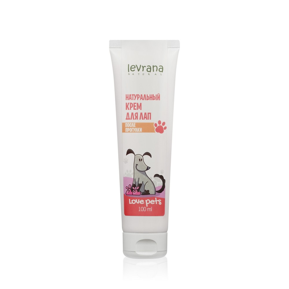 Натуральный крем для лап после прогулки Levrana Love Pets 100мл. Фото 1.