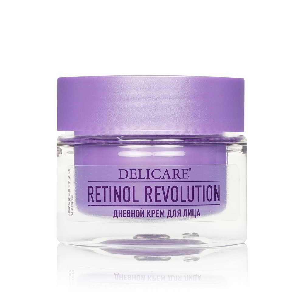 Дневной крем для лица Delicare Retinol Revolution 65+ 50мл. Фото 2.